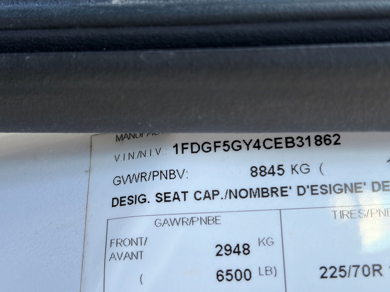 2012 Ford F550 Glaval Entourage - Image 9